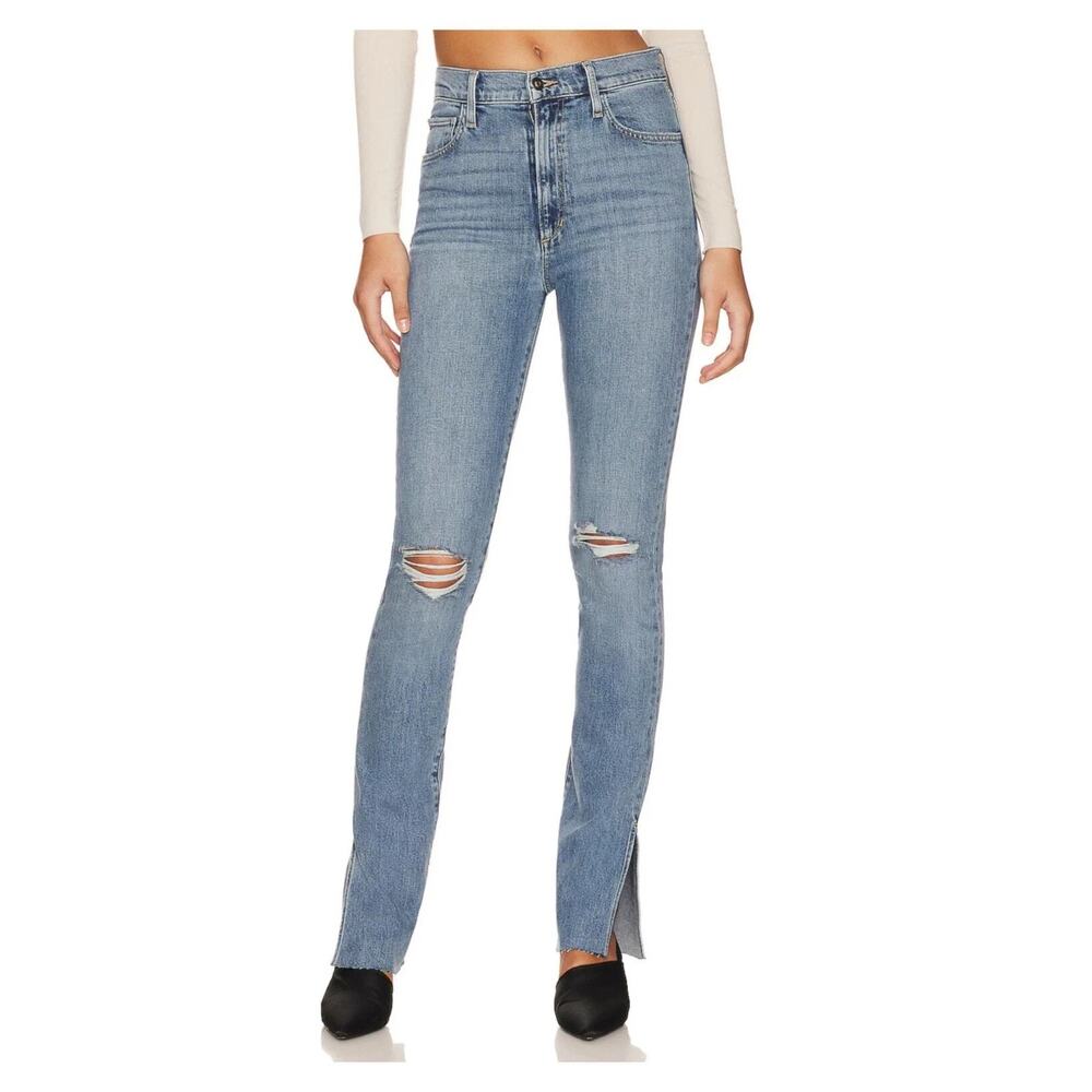 Favorite Daughter Valentina Super High Rise Tower Jean with Slit Size 23